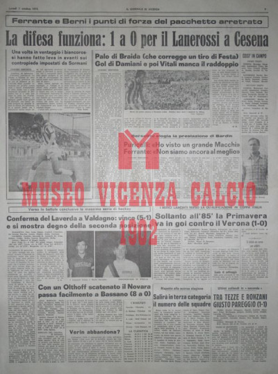 Il Giornale di Vicenza 1-10-1973