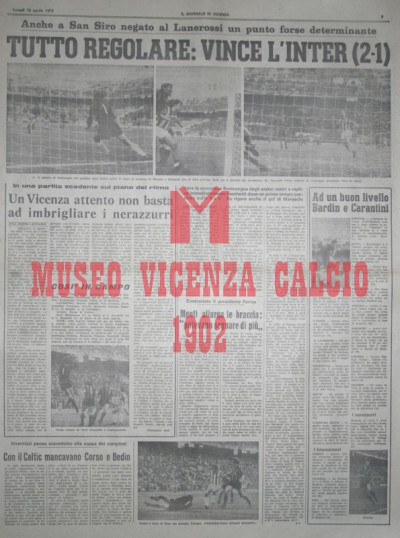 Il Giornale di Vicenza 10-4-1972