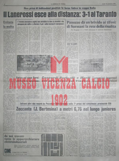 Il Giornale di Vicenza 10-9-1973