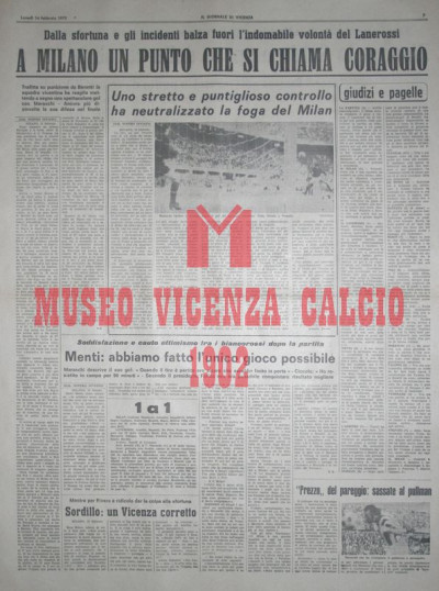 Il Giornale di Vicenza 14-2-1972