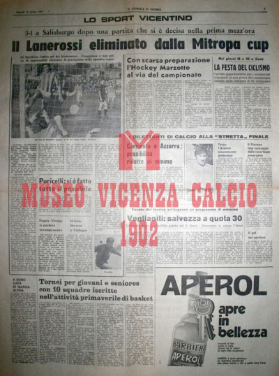 Il Giornale di Vicenza 15-4-1971