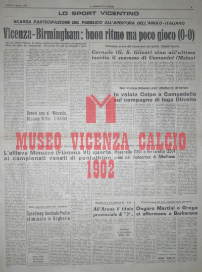 Il Giornale di Vicenza 2-6-1972