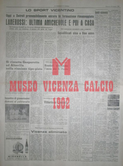 Il Giornale di Vicenza 20-6-1971