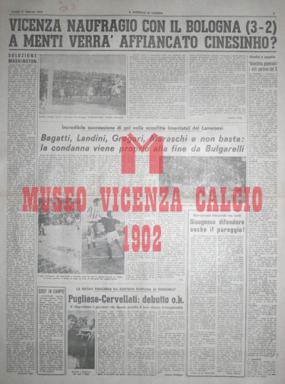 Il Giornale di Vicenza 21-2-1972