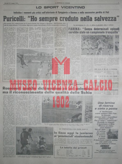 Il Giornale di Vicenza 22-6-1973