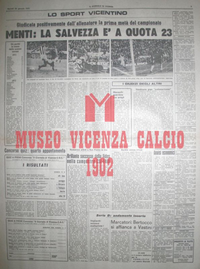 Il Giornale di Vicenza 25-1-1972
