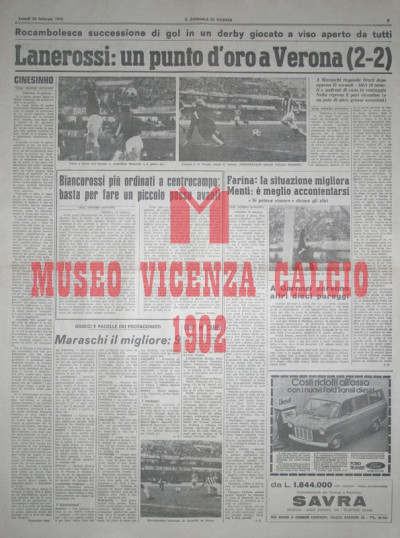 Il Giornale di Vicenza 28-2-1972