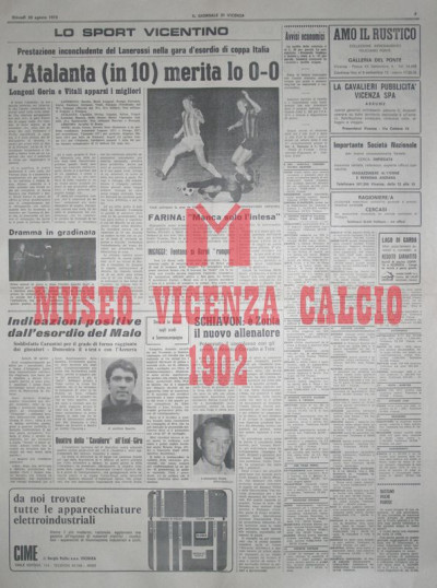 Il Giornale di Vicenza 30-8-1973