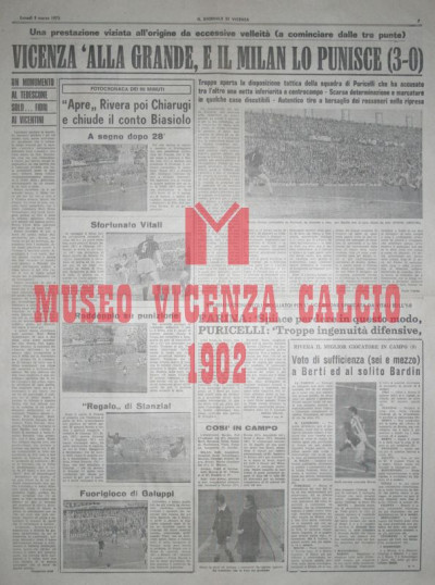 Il Giornale di Vicenza 5-3-1973