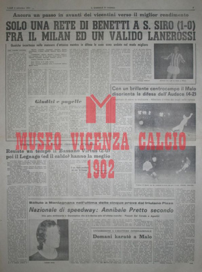 Il Giornale di Vicenza 6-9-1971