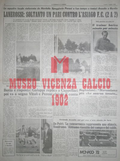 Il Giornale di Vicenza 7-8-1972