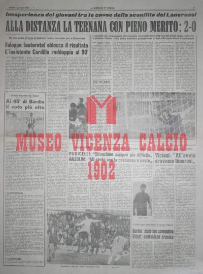 Il Giornale di Vicenza 8-1-1973