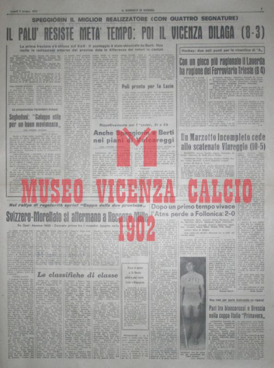 Il Giornale di Vicenza 9-10-1972