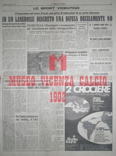 Il Giornale di Vicenza 9-10-1973
