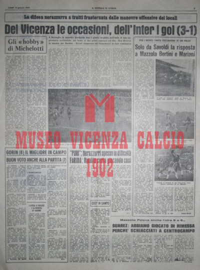 Il Giornale di Vicenza 13-1-1975