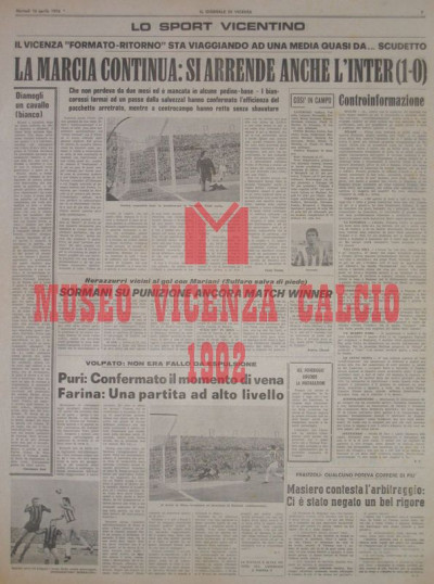 Il Giornale di Vicenza 16-4-1974