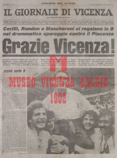 Il Giornale di Vicenza 17-6-1985