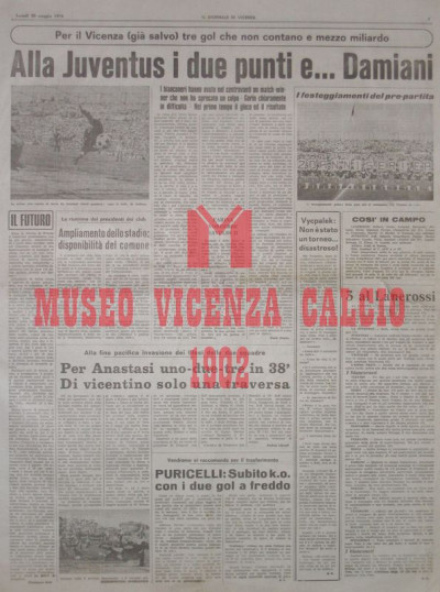 Il Giornale di Vicenza 20-5-1974