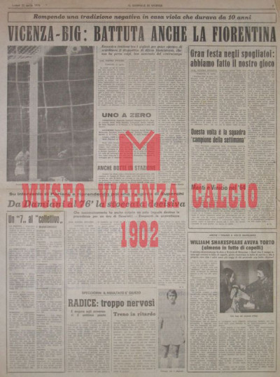Il Giornale di Vicenza 22-4-1974