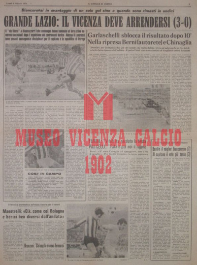 Il Giornale di Vicenza 4-2-1974