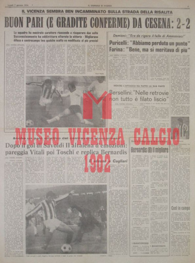 Il Giornale di Vicenza 7-1-1974