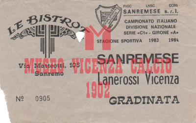 1983-84 Sanremese- Vicenza