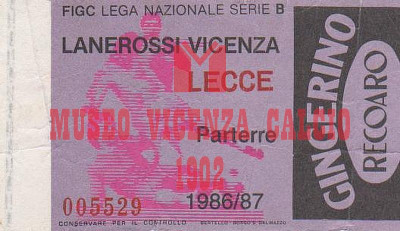 1986-87 Vicenza - Lecce