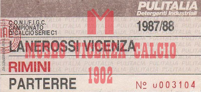 1987-88 Vicenza- Rimini