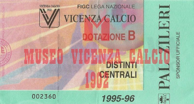 1995-96 Distinti Centrali, Dotazione B