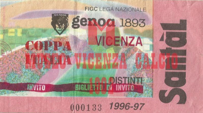 1996-97 Genoa-Vicenza Coppa Italia