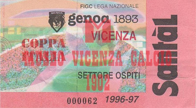 1996-97 Genoa-Vicenza Coppa Italia