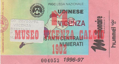 1996-97 Udinese- Vicenza